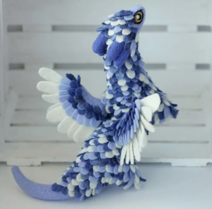 Felt Dragons By Russian Artist Alena Bobrova