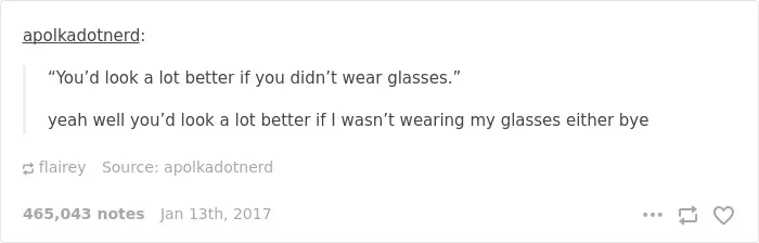 The Perks Of Bad Eyesight