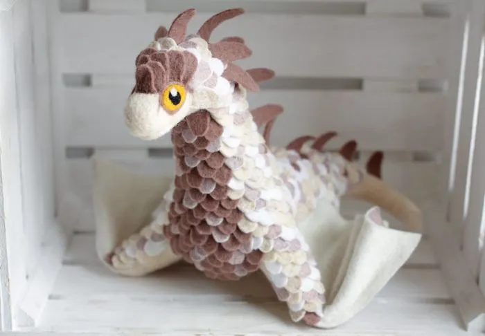 Felt Dragons By Russian Artist Alena Bobrova