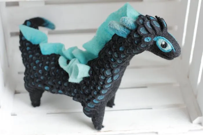 Felt Dragons By Russian Artist Alena Bobrova