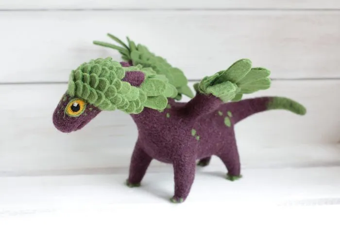 Felt Dragons By Russian Artist Alena Bobrova