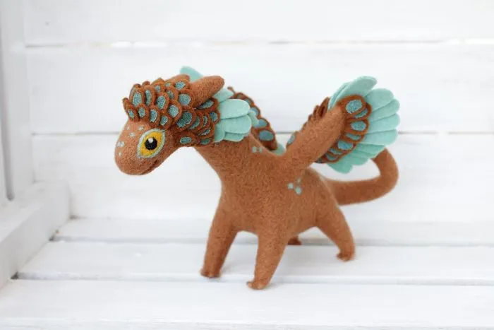 Felt Dragons By Russian Artist Alena Bobrova