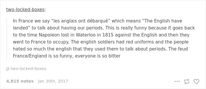 The English Have Landed