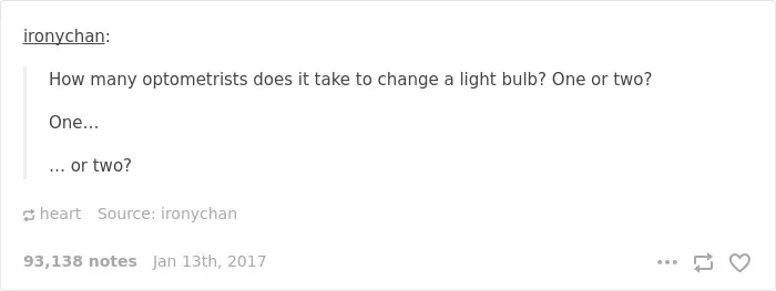 Glasses Problems