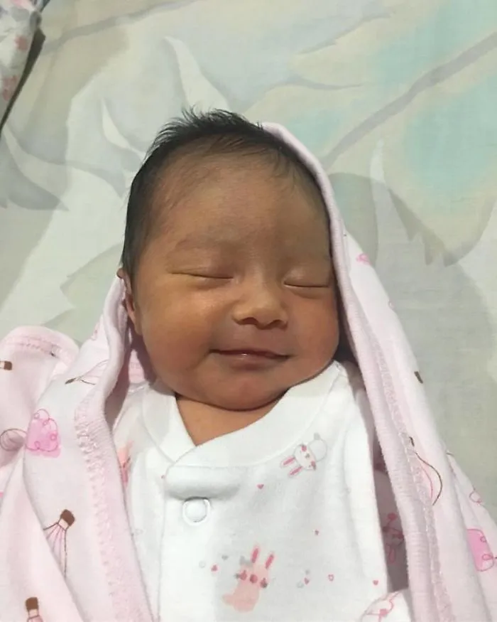 My Sweet Grand Daughter Smiling Like An Angle