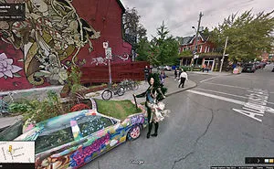 Classic Paintings Invade The Streets Of Google Street View