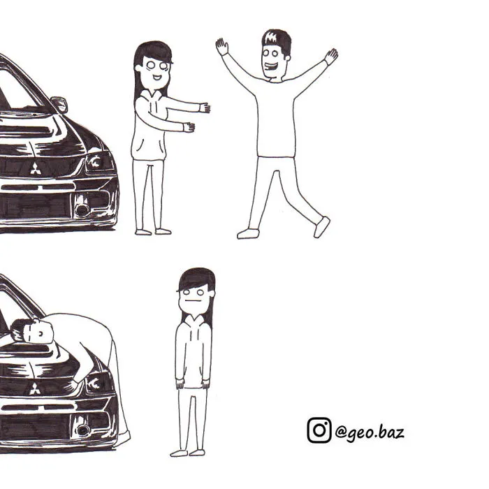27 (some Of Them Are Relatable) Illustrations About The Car Culture