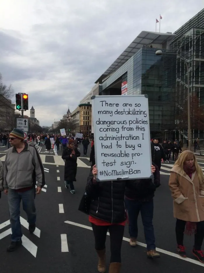31 Of The Best Signs From Muslim Ban Protests