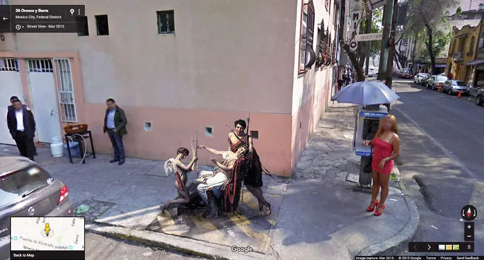 Classic Paintings Invade The Streets Of Google Street View