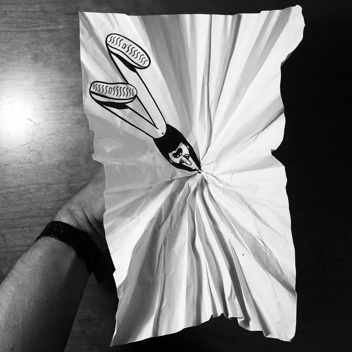 Illustrator Uses Clever 3D Tricks To Bring His Cartoons To Life
