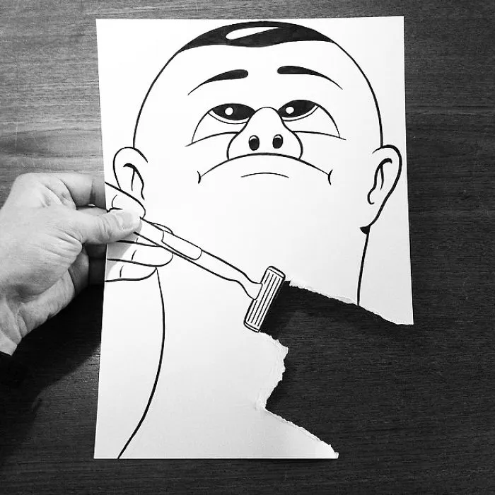 Illustrator Uses Clever 3D Tricks To Bring His Cartoons To Life