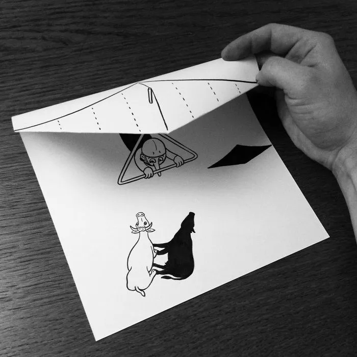 Illustrator Uses Clever 3D Tricks To Bring His Cartoons To Life