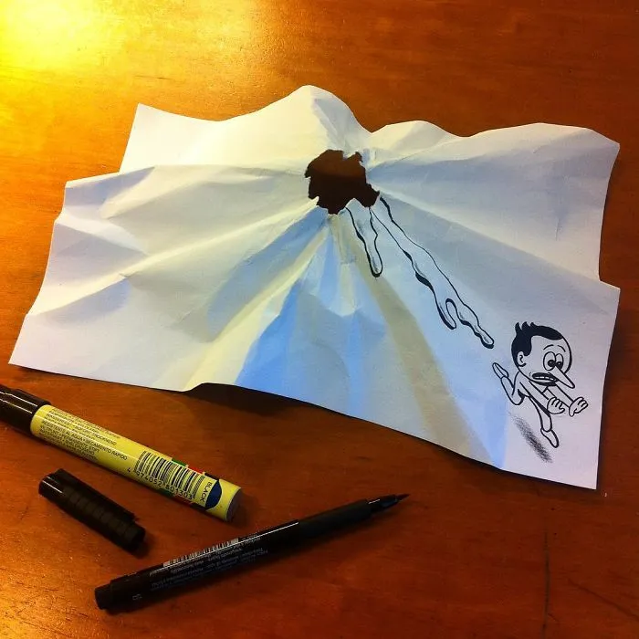 Illustrator Uses Clever 3D Tricks To Bring His Cartoons To Life
