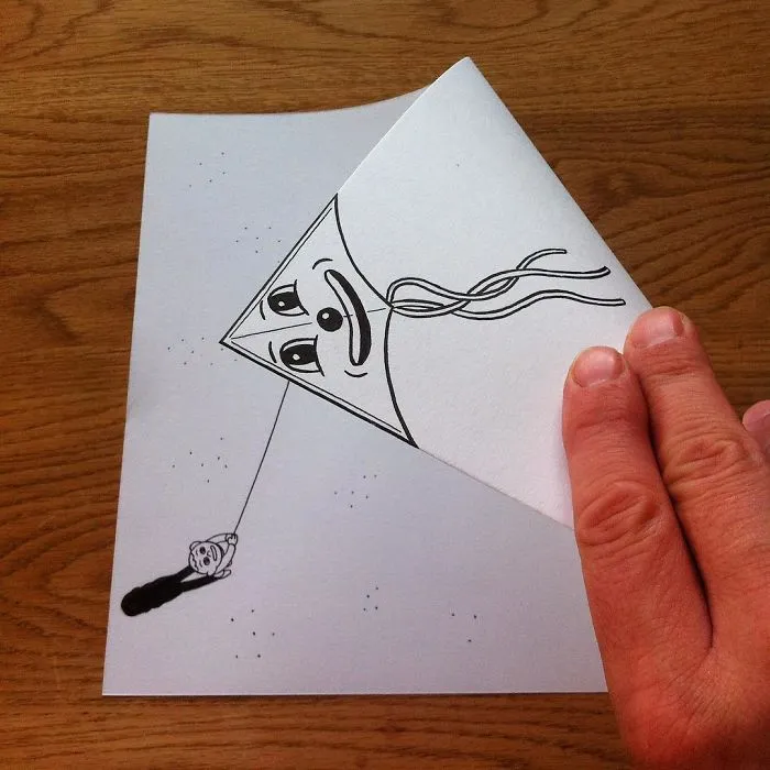 Illustrator Uses Clever 3D Tricks To Bring His Cartoons To Life