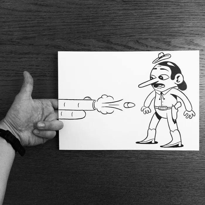 Illustrator Uses Clever 3D Tricks To Bring His Cartoons To Life