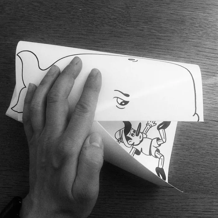 Illustrator Uses Clever 3D Tricks To Bring His Cartoons To Life