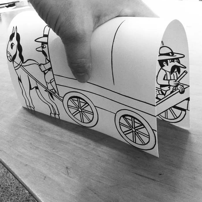 Illustrator Uses Clever 3D Tricks To Bring His Cartoons To Life