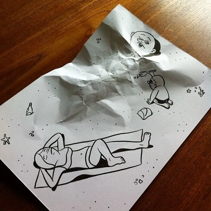 Illustrator Uses Clever 3D Tricks To Bring His Cartoons To Life