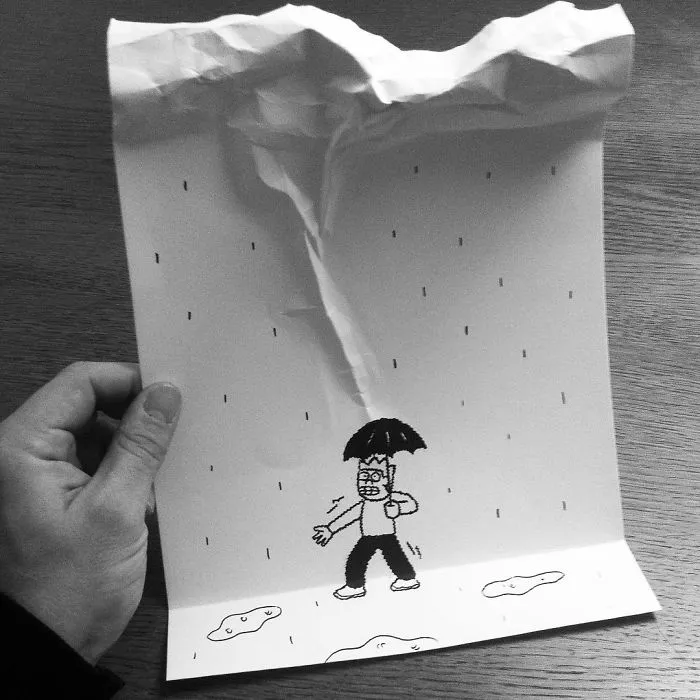 Illustrator Uses Clever 3D Tricks To Bring His Cartoons To Life