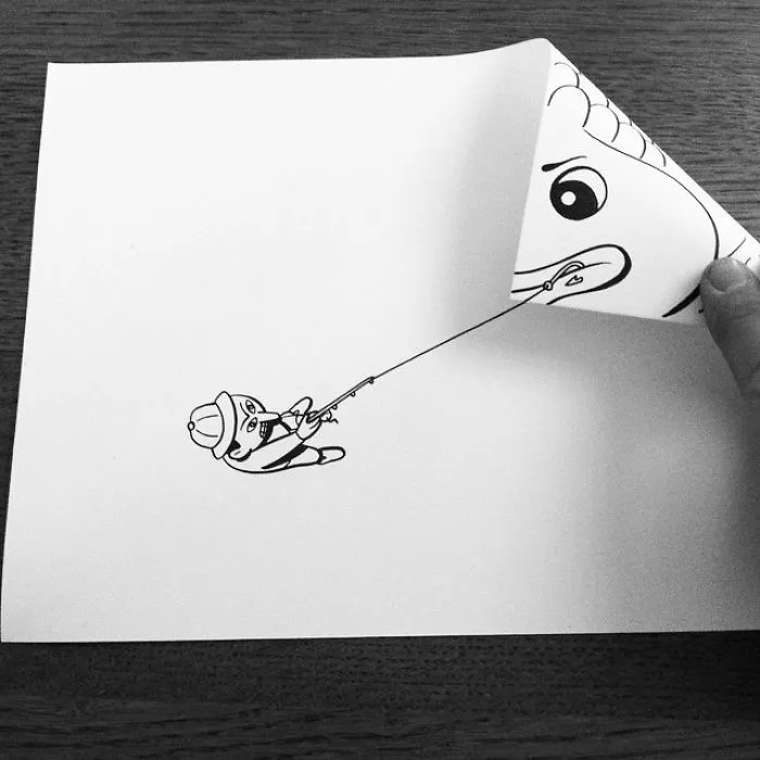 Illustrator Uses Clever 3D Tricks To Bring His Cartoons To Life