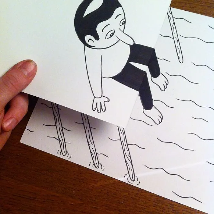 Illustrator Uses Clever 3D Tricks To Bring His Cartoons To Life