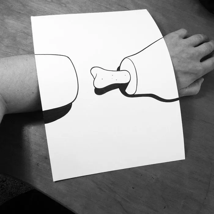 Illustrator Uses Clever 3D Tricks To Bring His Cartoons To Life