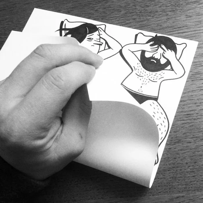 Illustrator Uses Clever 3D Tricks To Bring His Cartoons To Life