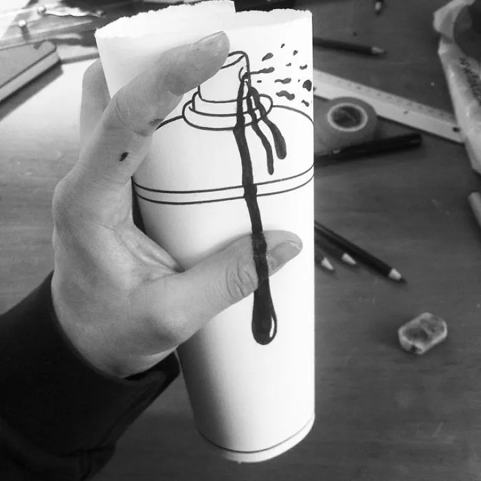Illustrator Uses Clever 3D Tricks To Bring His Cartoons To Life