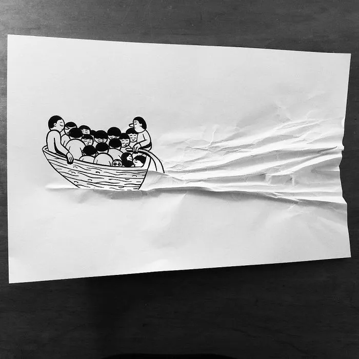 Illustrator Uses Clever 3D Tricks To Bring His Cartoons To Life