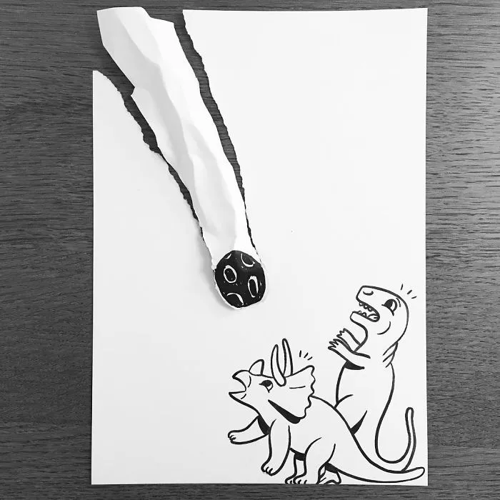 Illustrator Uses Clever 3D Tricks To Bring His Cartoons To Life