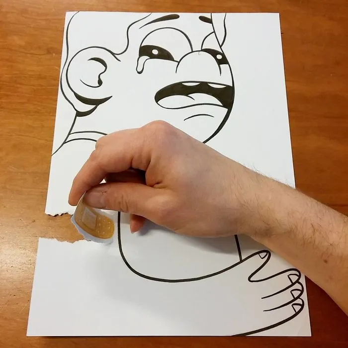 Illustrator Uses Clever 3D Tricks To Bring His Cartoons To Life