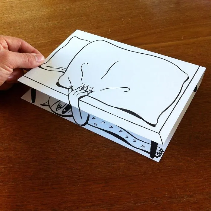 Illustrator Uses Clever 3D Tricks To Bring His Cartoons To Life