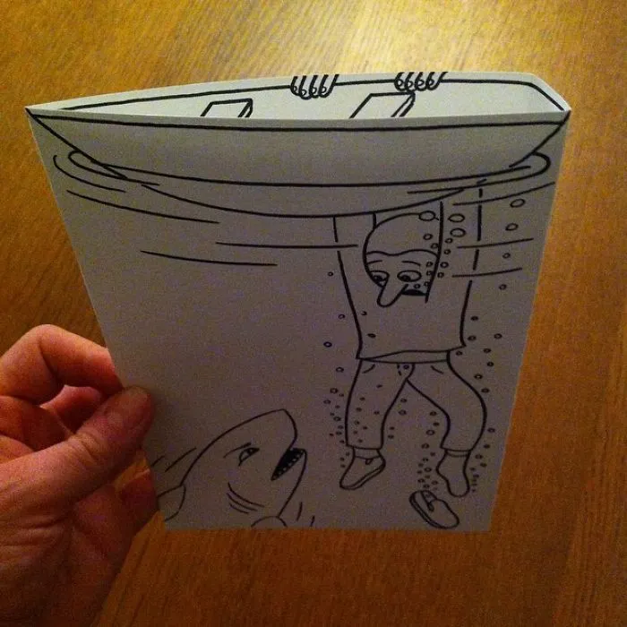 Illustrator Uses Clever 3D Tricks To Bring His Cartoons To Life
