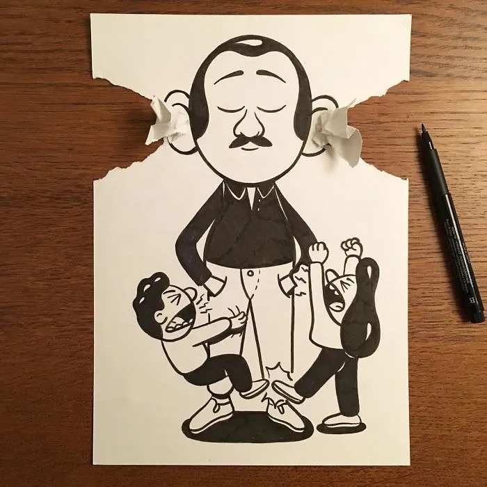Illustrator Uses Clever 3D Tricks To Bring His Cartoons To Life