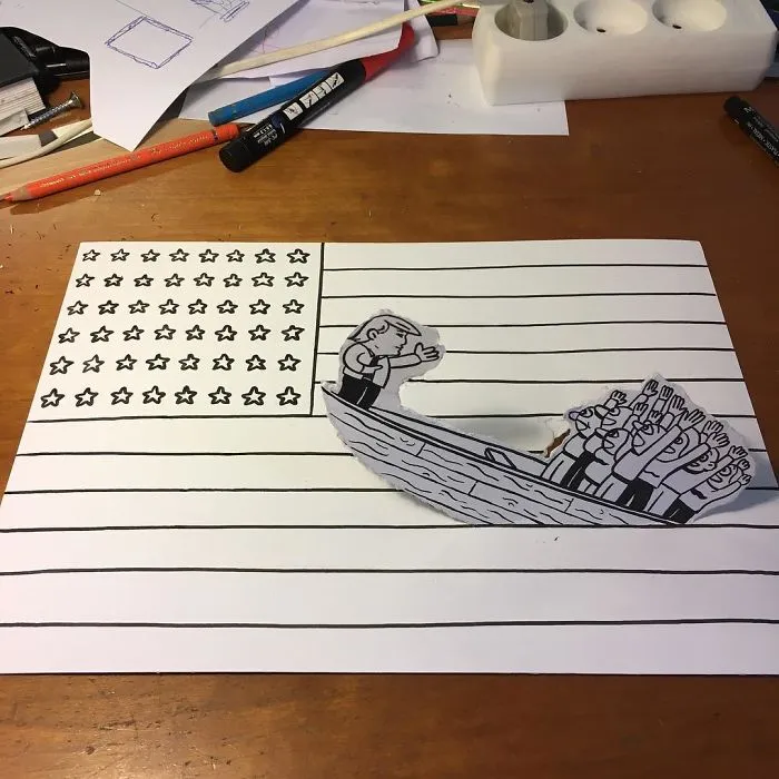 Illustrator Uses Clever 3D Tricks To Bring His Cartoons To Life