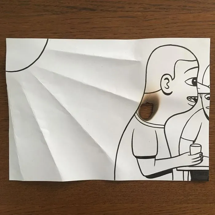 Illustrator Uses Clever 3D Tricks To Bring His Cartoons To Life