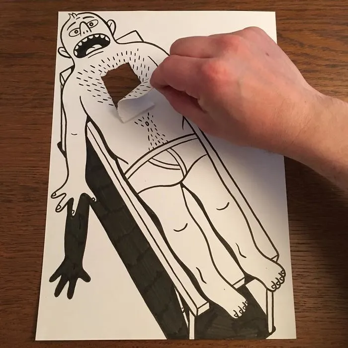 Illustrator Uses Clever 3D Tricks To Bring His Cartoons To Life