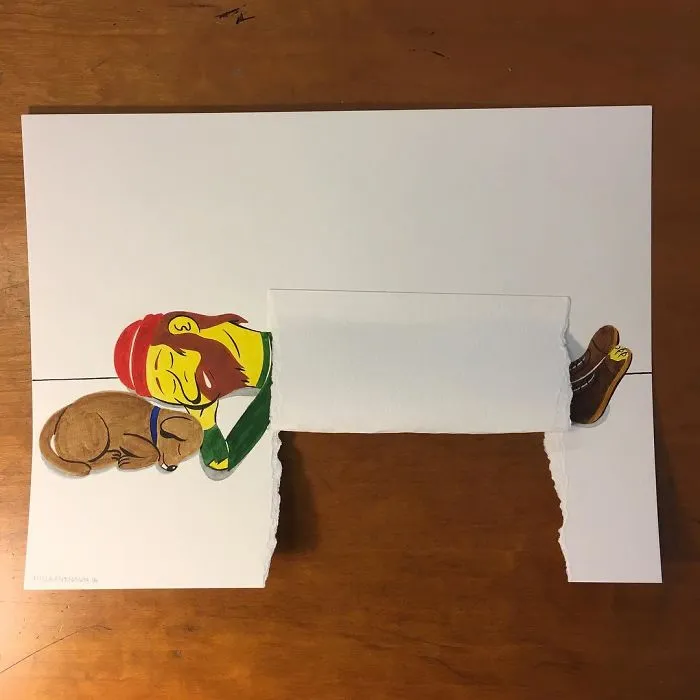 Illustrator Uses Clever 3D Tricks To Bring His Cartoons To Life