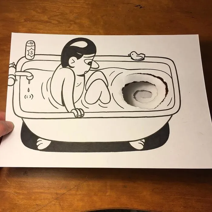 Illustrator Uses Clever 3D Tricks To Bring His Cartoons To Life