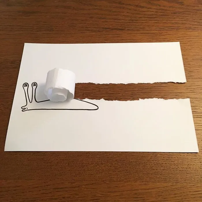 Illustrator Uses Clever 3D Tricks To Bring His Cartoons To Life