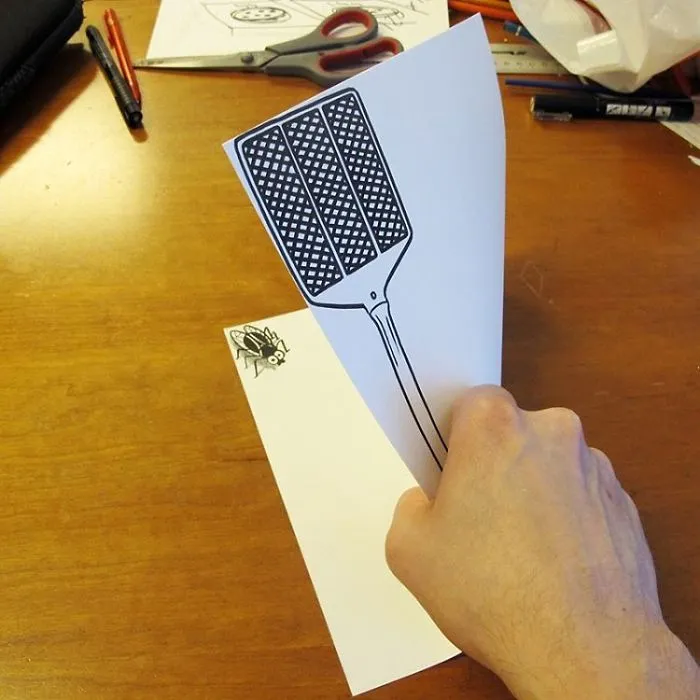 Illustrator Uses Clever 3D Tricks To Bring His Cartoons To Life