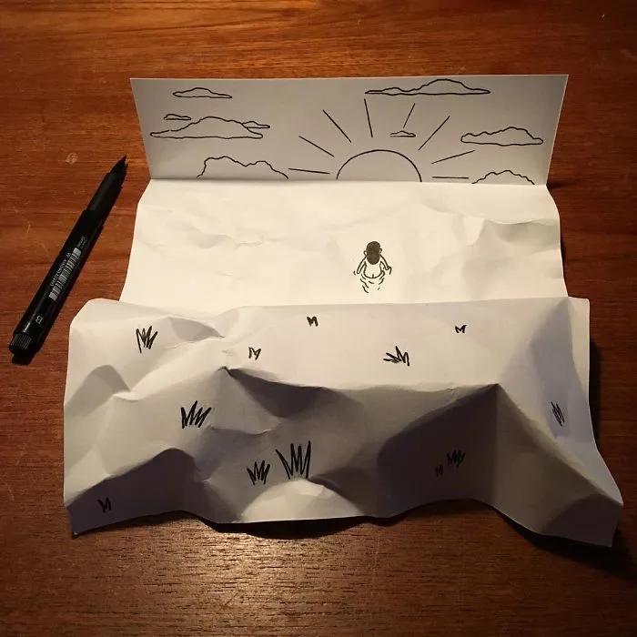 Illustrator Uses Clever 3D Tricks To Bring His Cartoons To Life