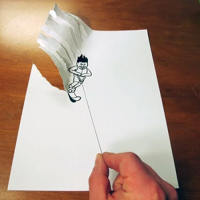 Illustrator Uses Clever 3D Tricks To Bring His Cartoons To Life