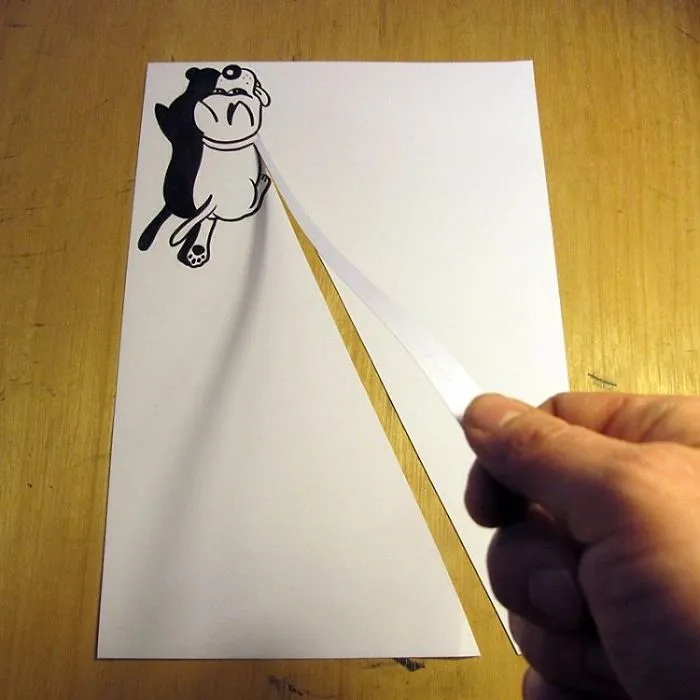 Illustrator Uses Clever 3D Tricks To Bring His Cartoons To Life