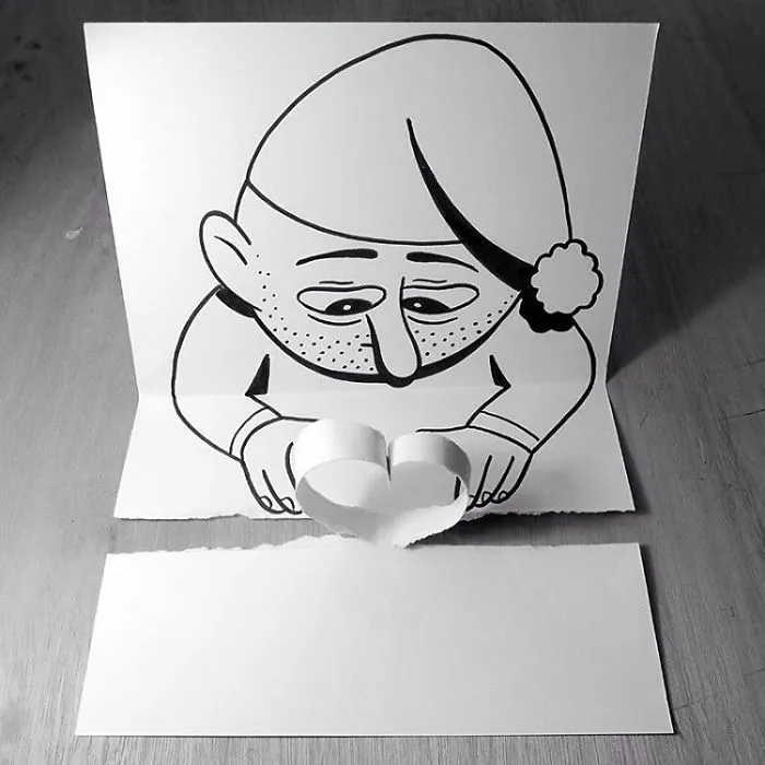 Illustrator Uses Clever 3D Tricks To Bring His Cartoons To Life