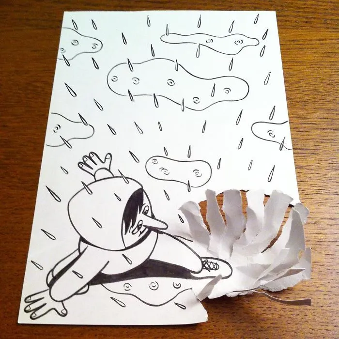 Illustrator Uses Clever 3D Tricks To Bring His Cartoons To Life