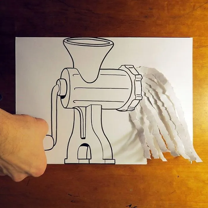 Illustrator Uses Clever 3D Tricks To Bring His Cartoons To Life