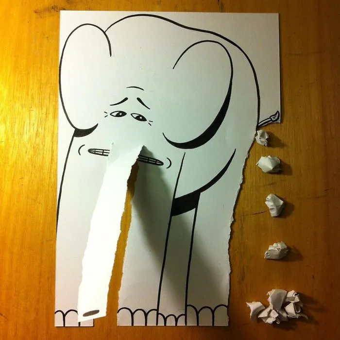 Illustrator Uses Clever 3D Tricks To Bring His Cartoons To Life