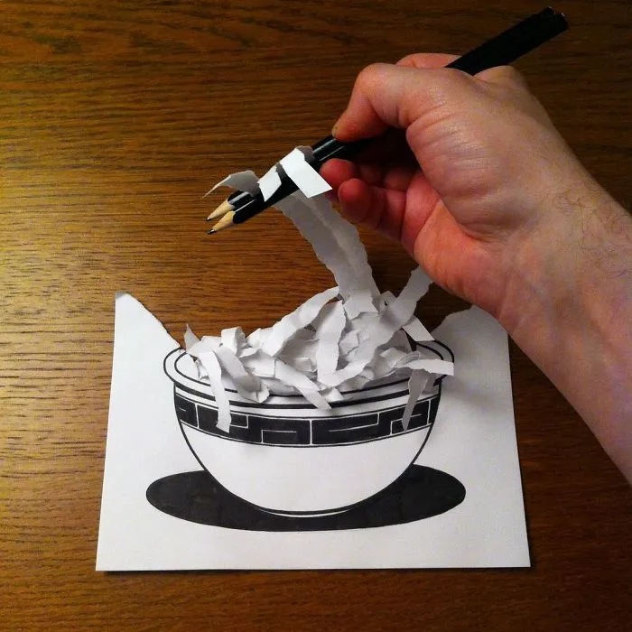 Illustrator Uses Clever 3D Tricks To Bring His Cartoons To Life