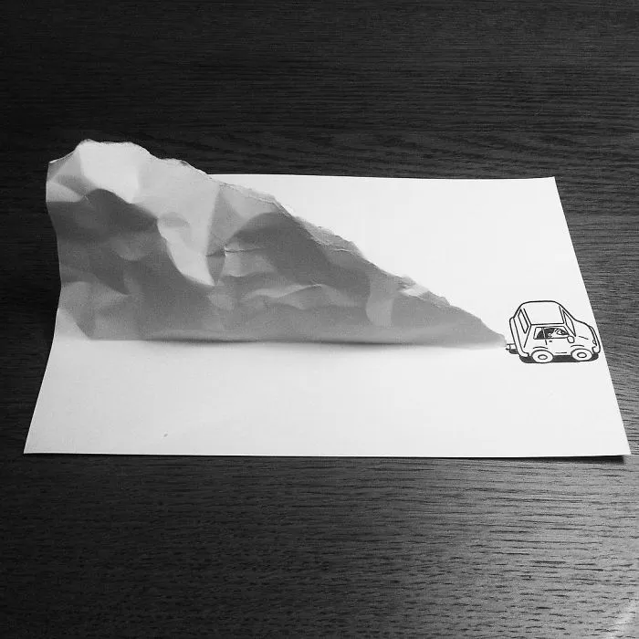 Illustrator Uses Clever 3D Tricks To Bring His Cartoons To Life